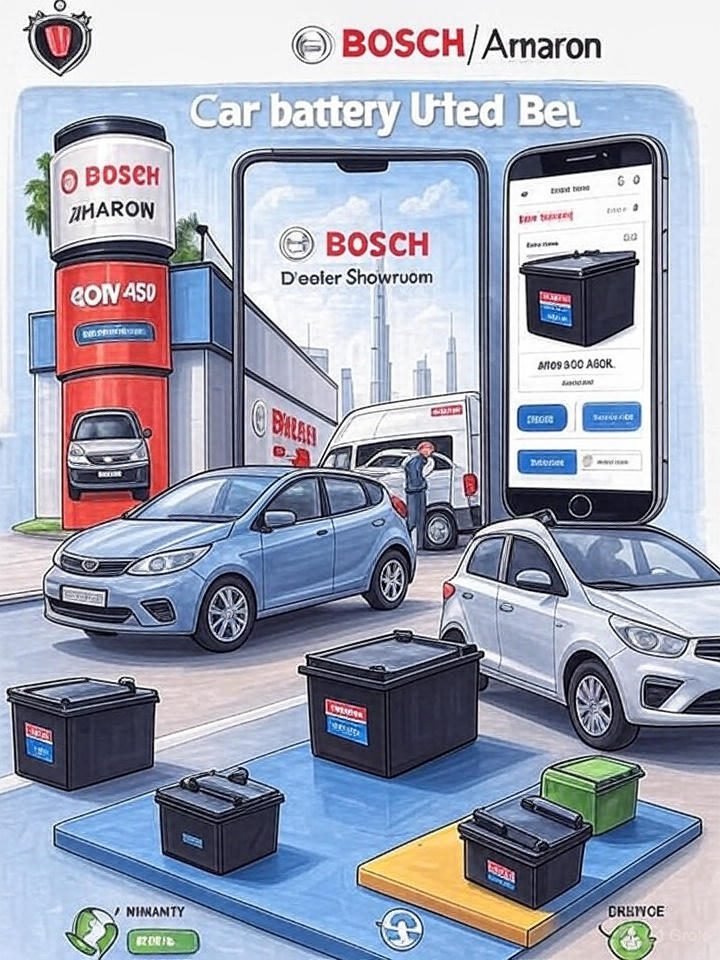 βUAE where to buy battery β authorized dealers, online stores, roadside service, auto parts shops, and specialized providers in Dubaiβ
