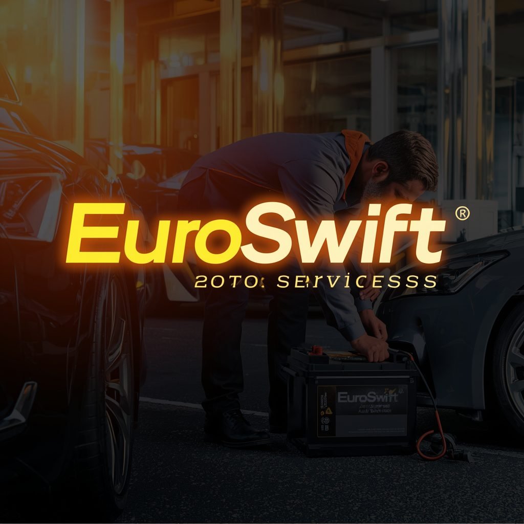 “Instant WhatsApp support from EuroSwift Auto Services for quick car battery replacement in Dubai”