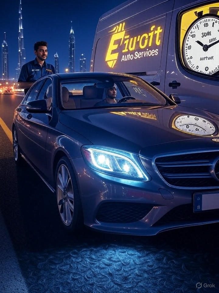 Car battery replacement in Dubai with EuroSwift – 20-Min fast arrival, 24/7 mobile service