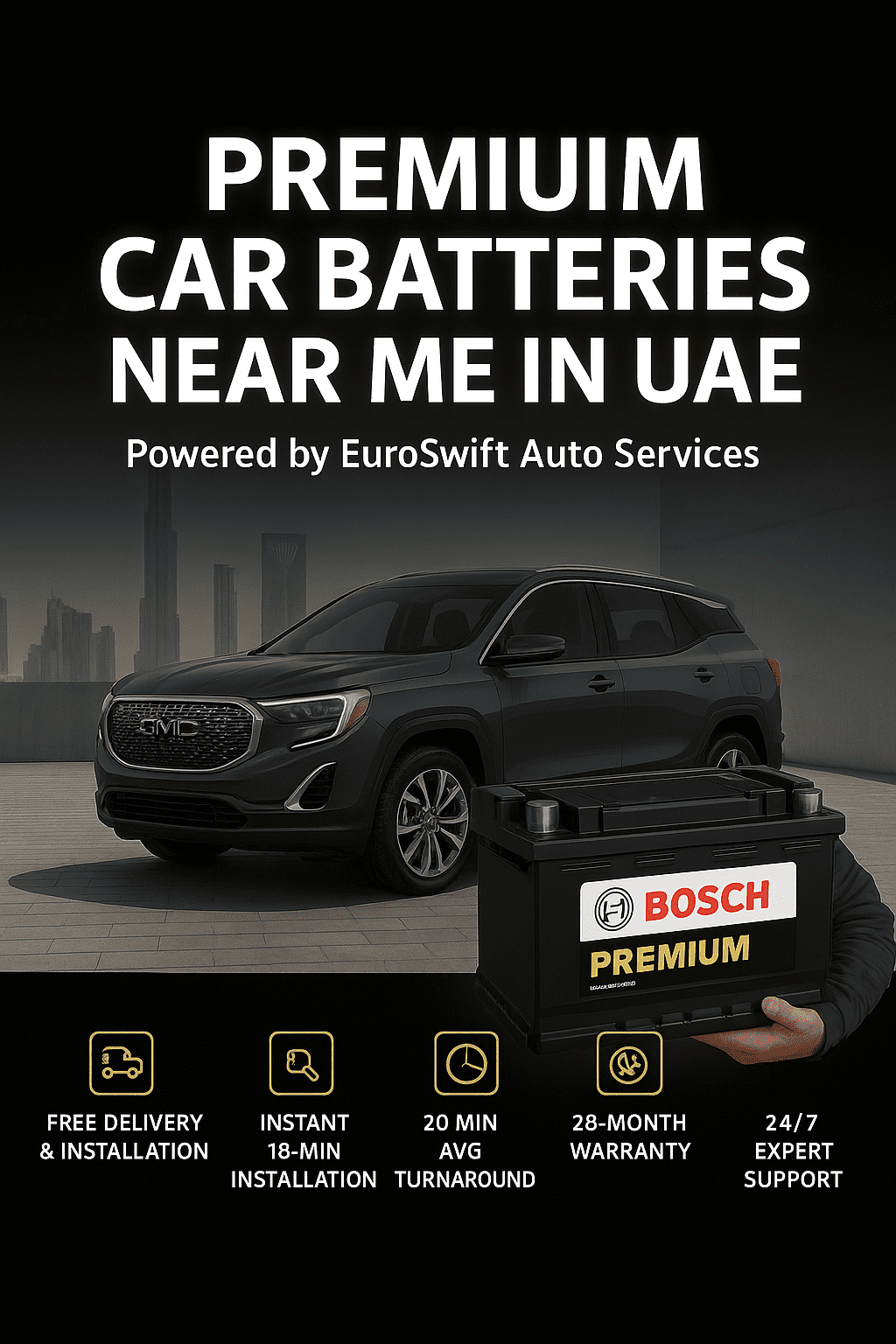 Mechanic testing car alternator voltage output