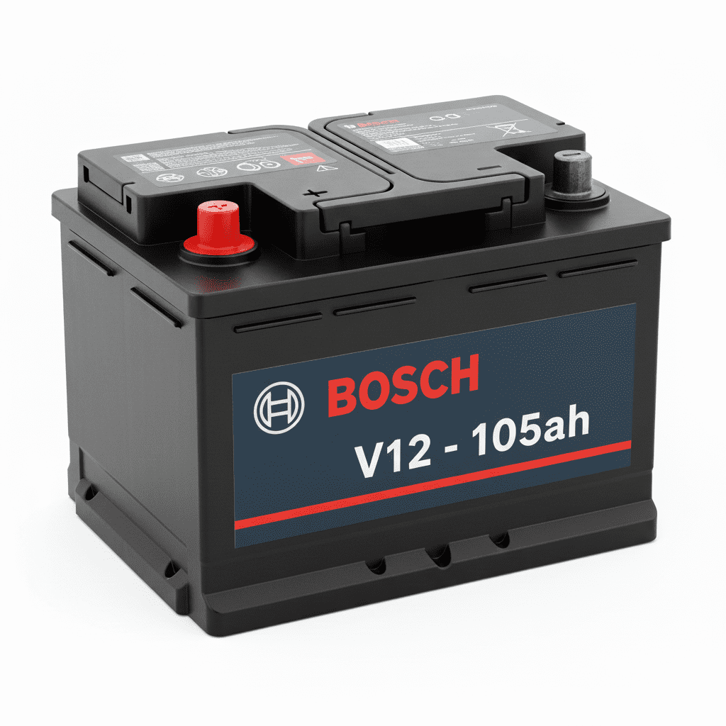 Bosch V12 105Ah battery full-frame view
