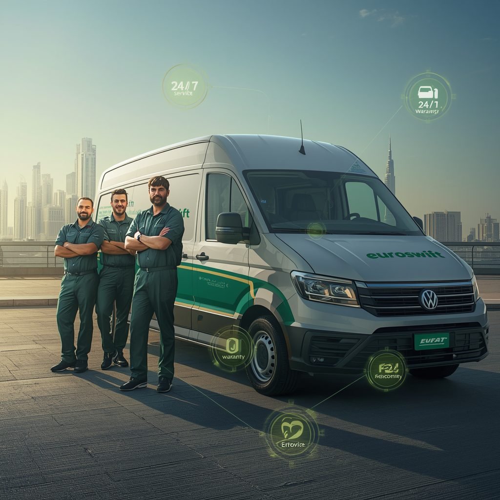 Find Reliable Replacement Near You Dubai – Expert installing car battery with shining tools.