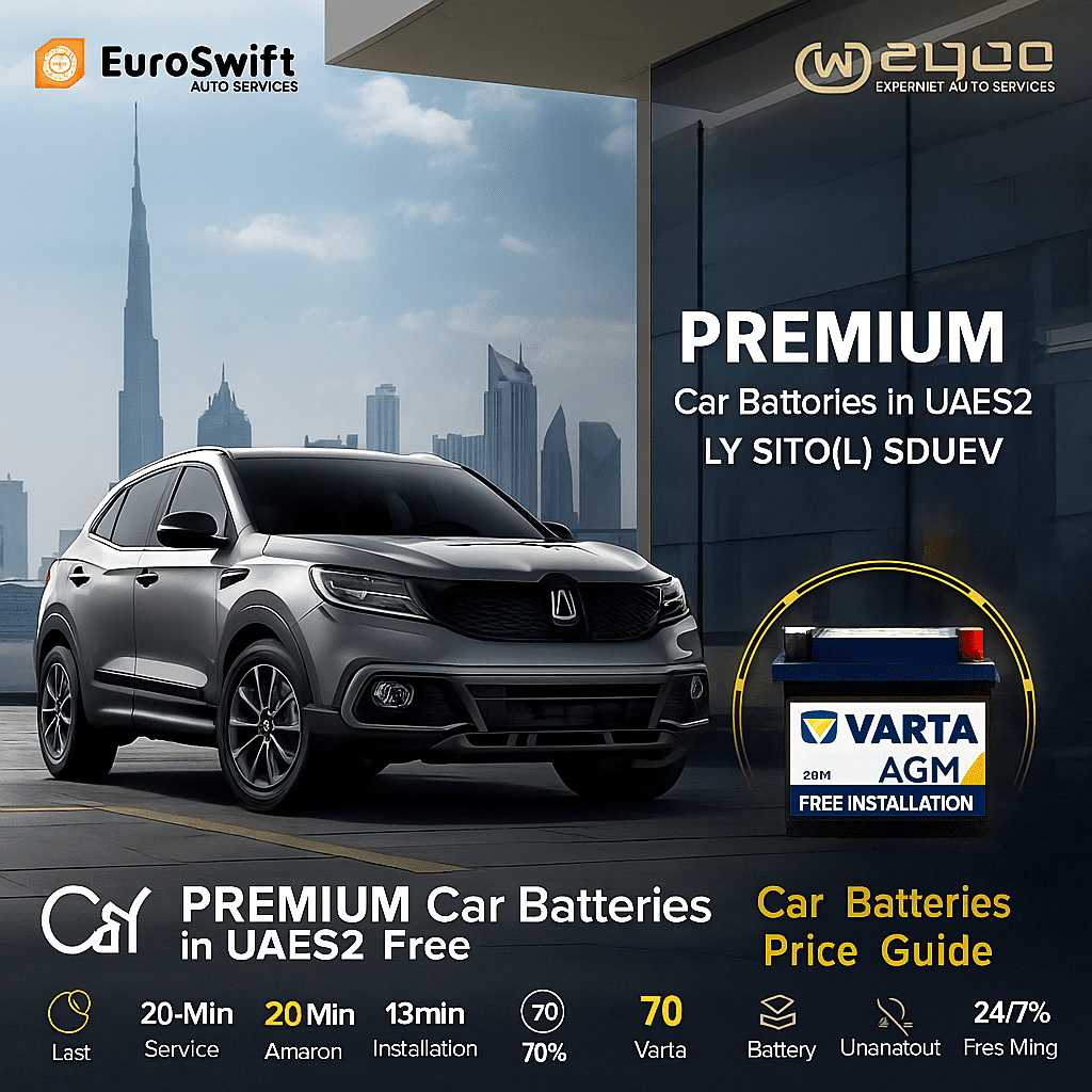 Trusted Varta Car Battery Replacement in Dubai