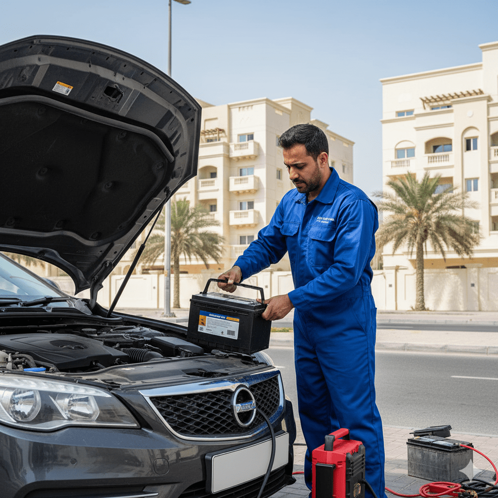 Car Battery Replacement in Al Twar Dubai