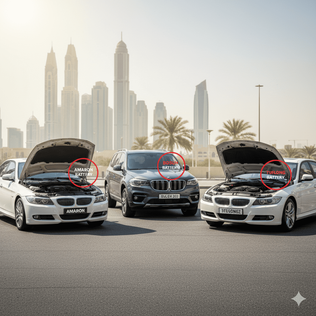 Dubai car batteries under heat stress”