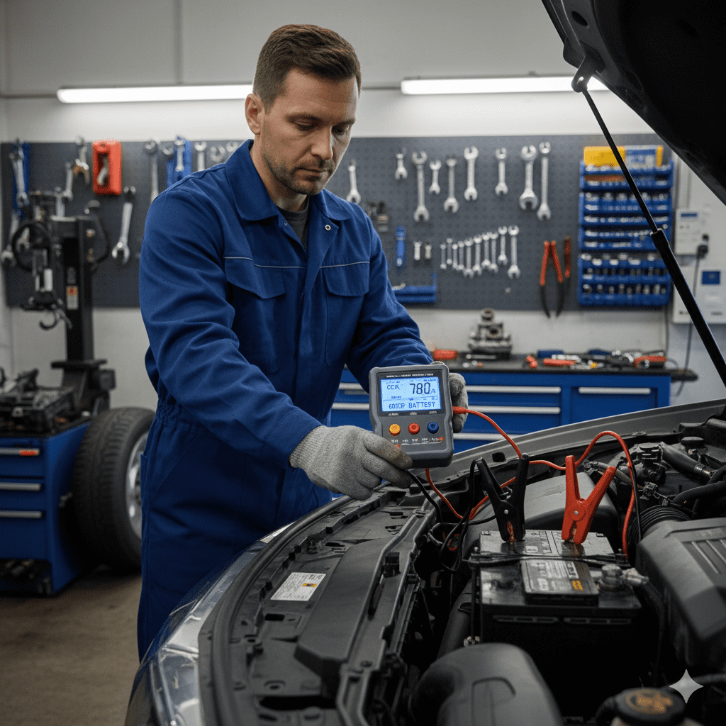 Battery amperage test case study.