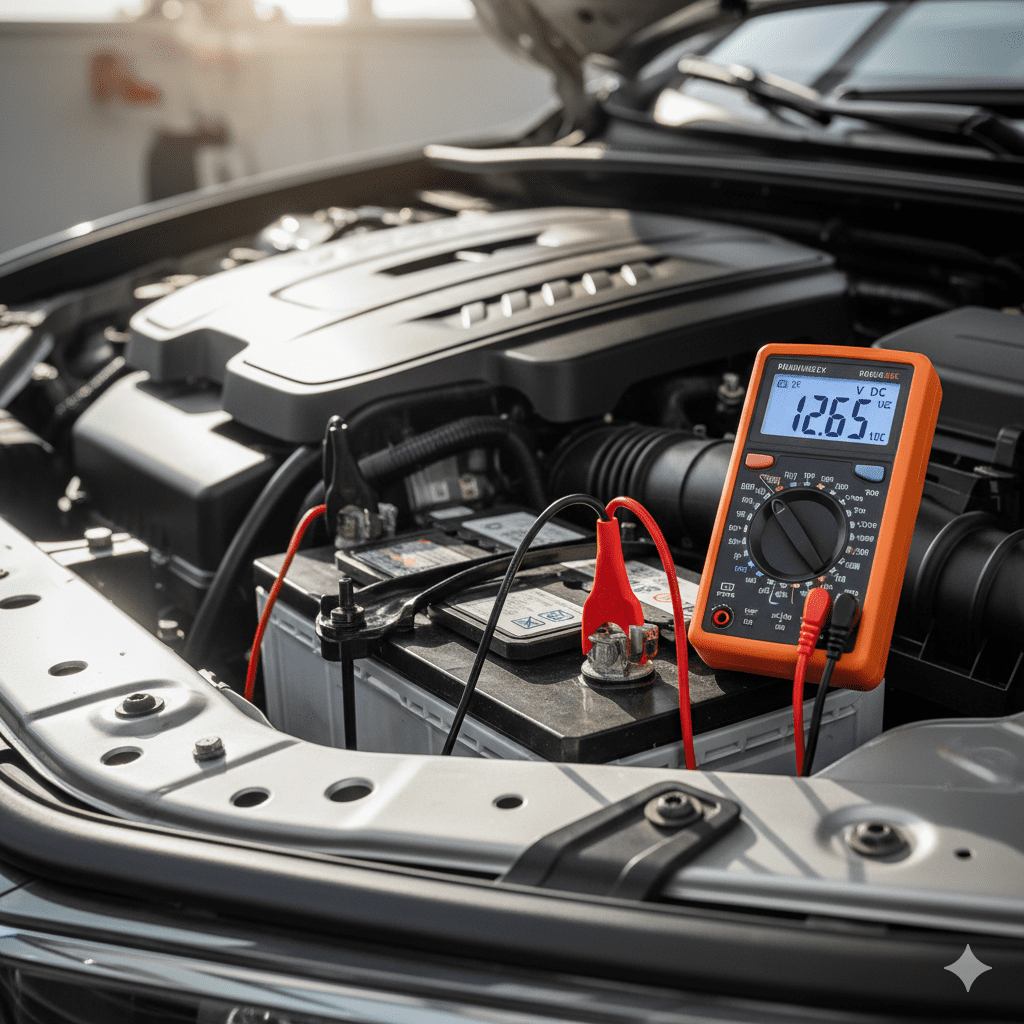 How to measure battery health using a multimeter