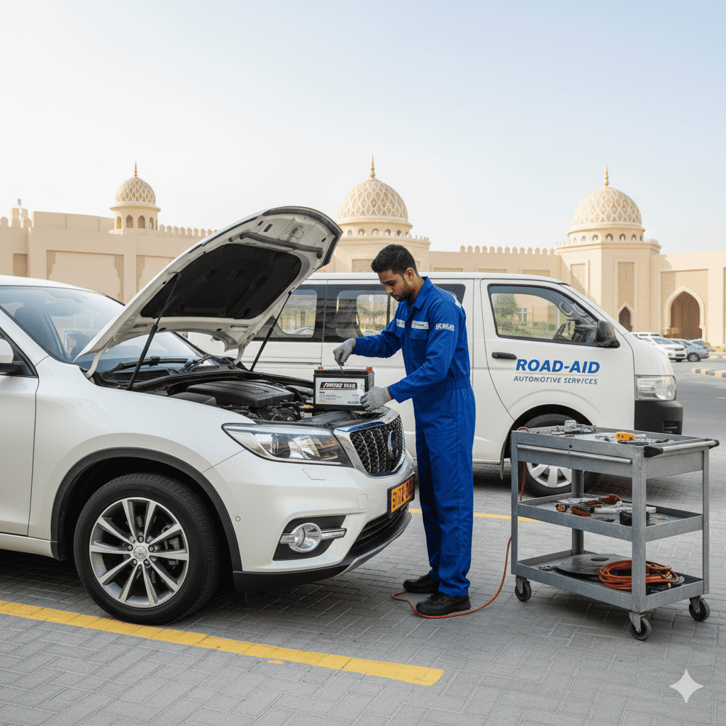 Car Battery Replacement Near Ibn Battuta Dubai