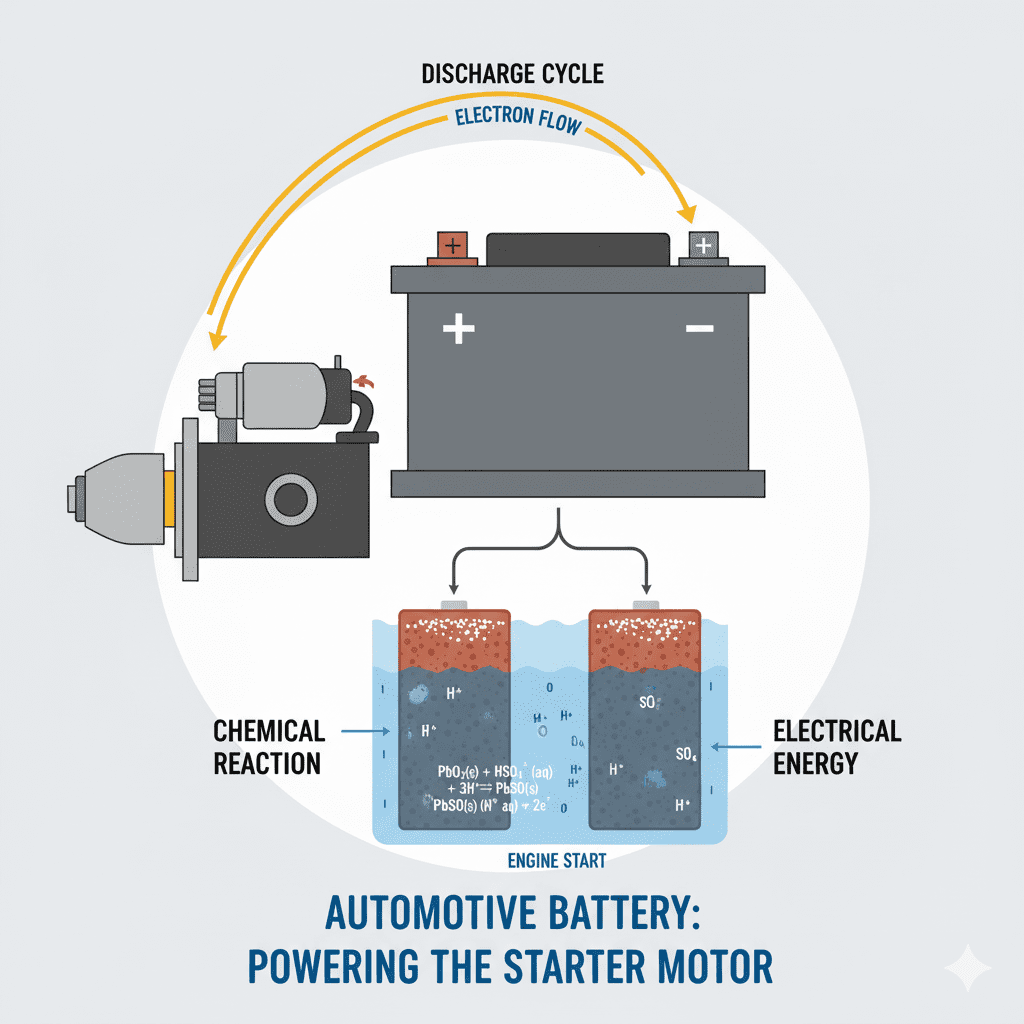 How Car Batteries Generate Power for the Engine