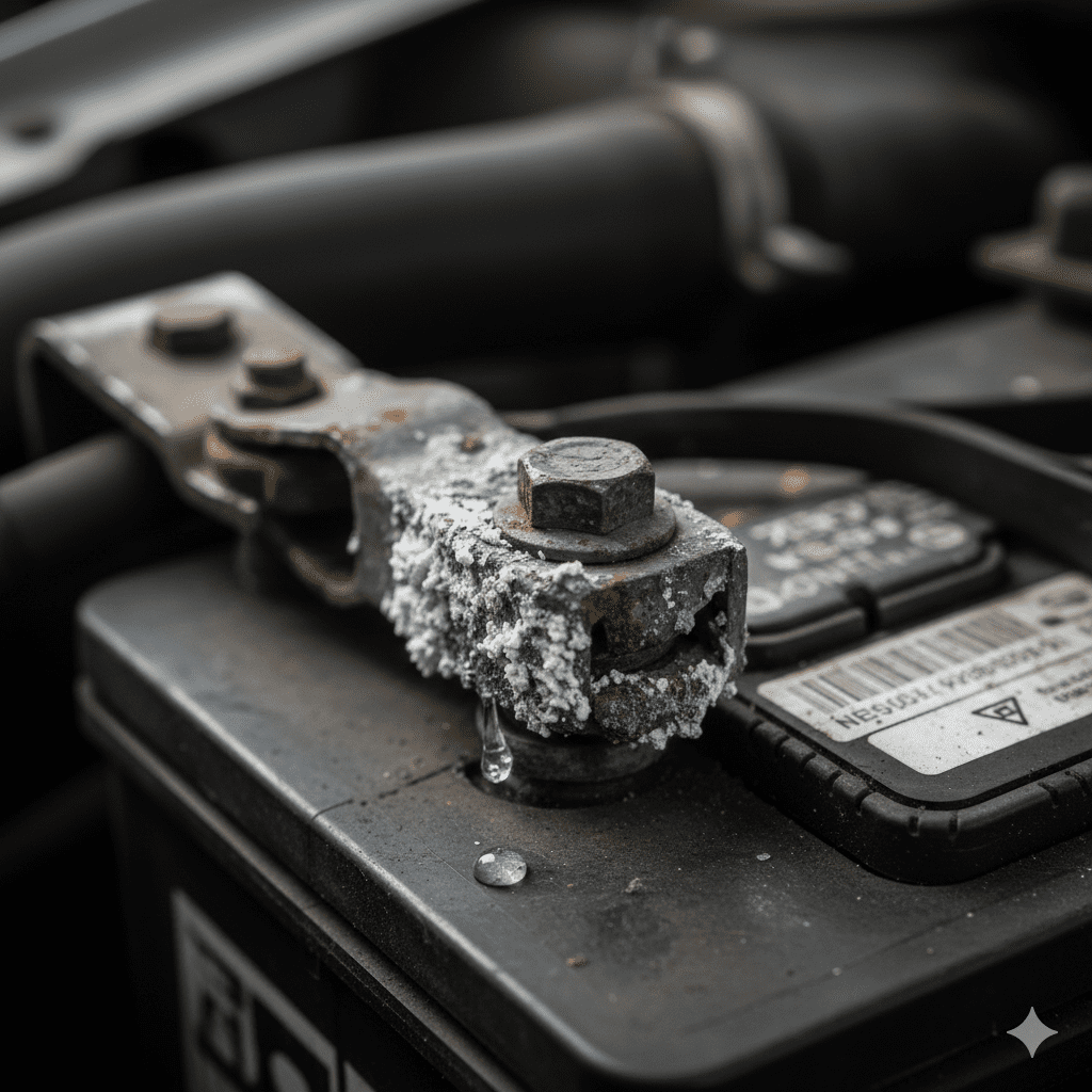 How Car Battery Acid Affects Metals Dubai