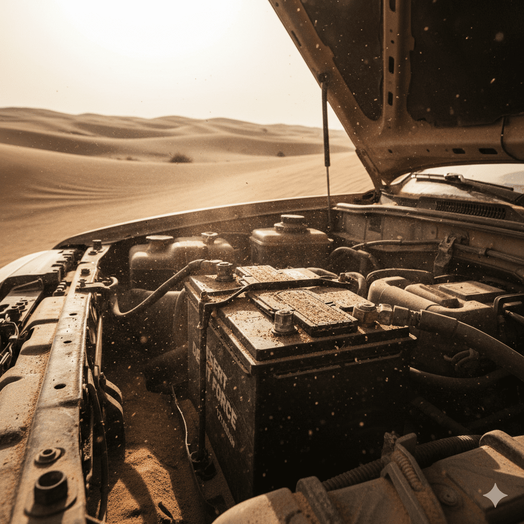 Effect of Desert Driving on Car Batteries