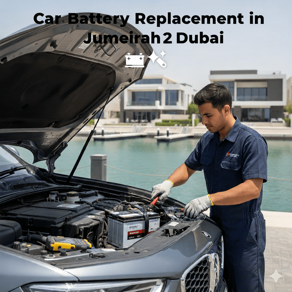 Car Battery Replacement in Jumeirah 2 Dubai