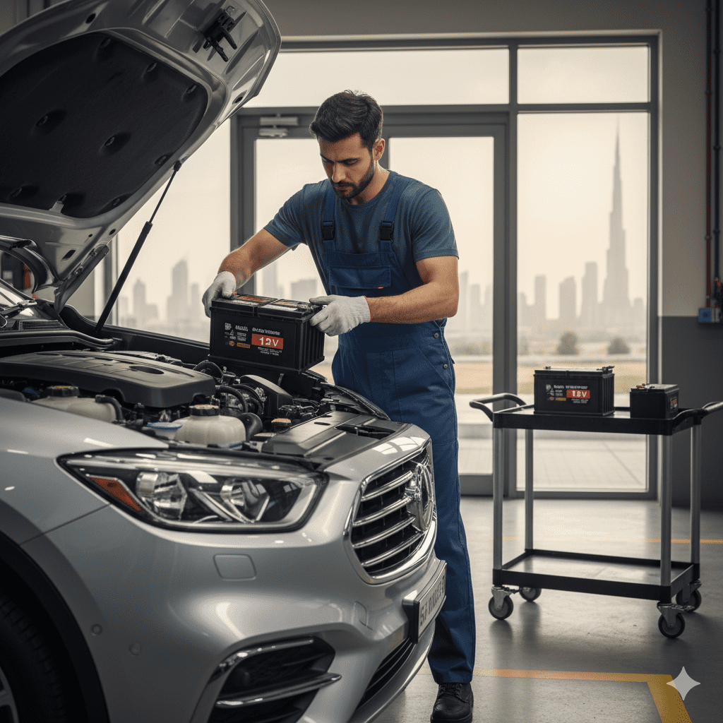 Car Battery Replacement in Al Rashidiya Dubai