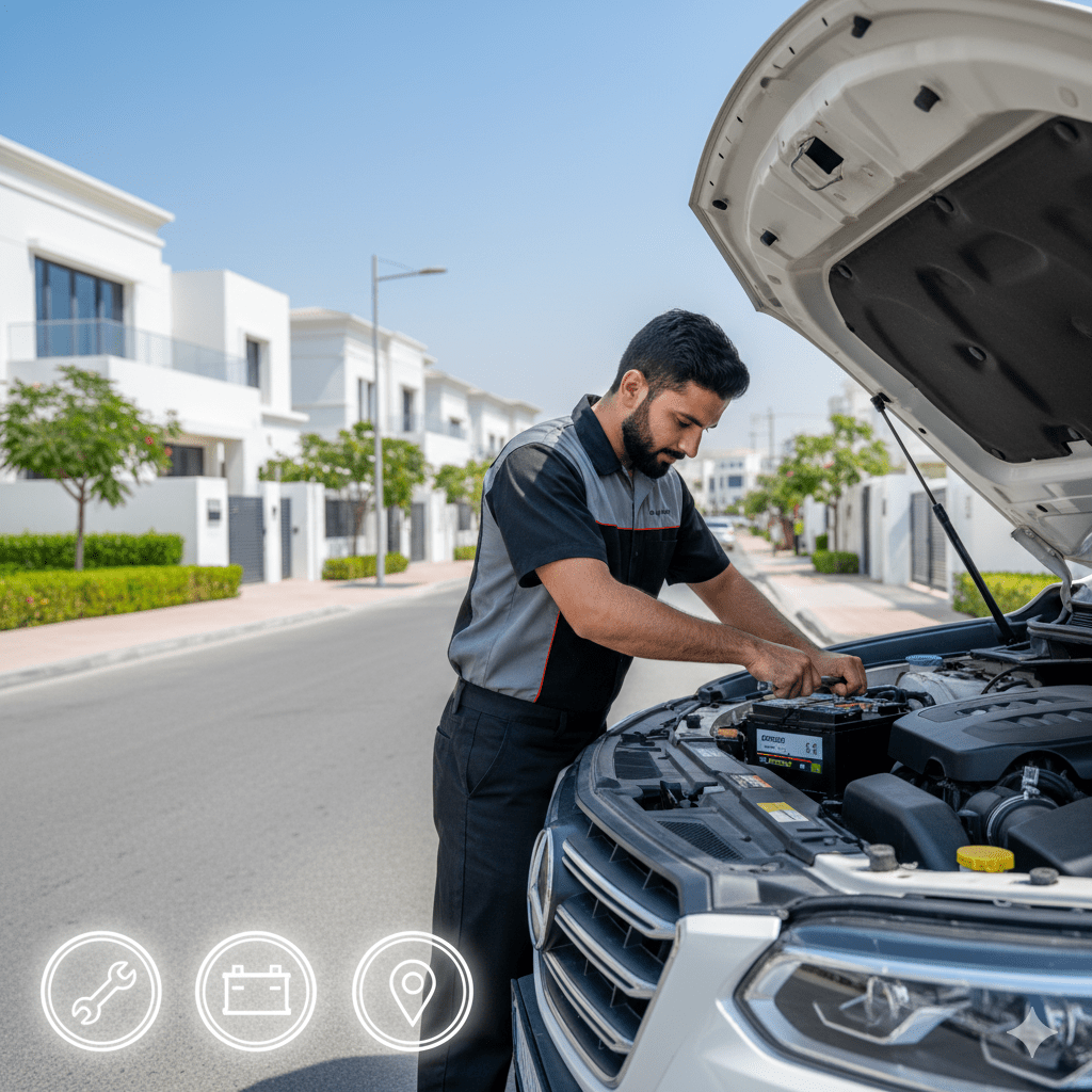 Car Battery Replacement in Al Safa Dubai