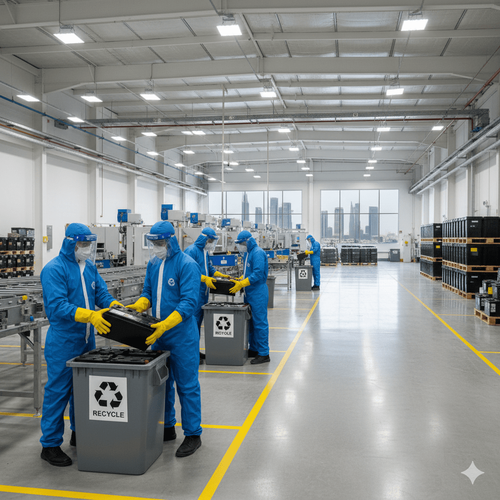 How to Recycle Car Batteries in UAE Dubai