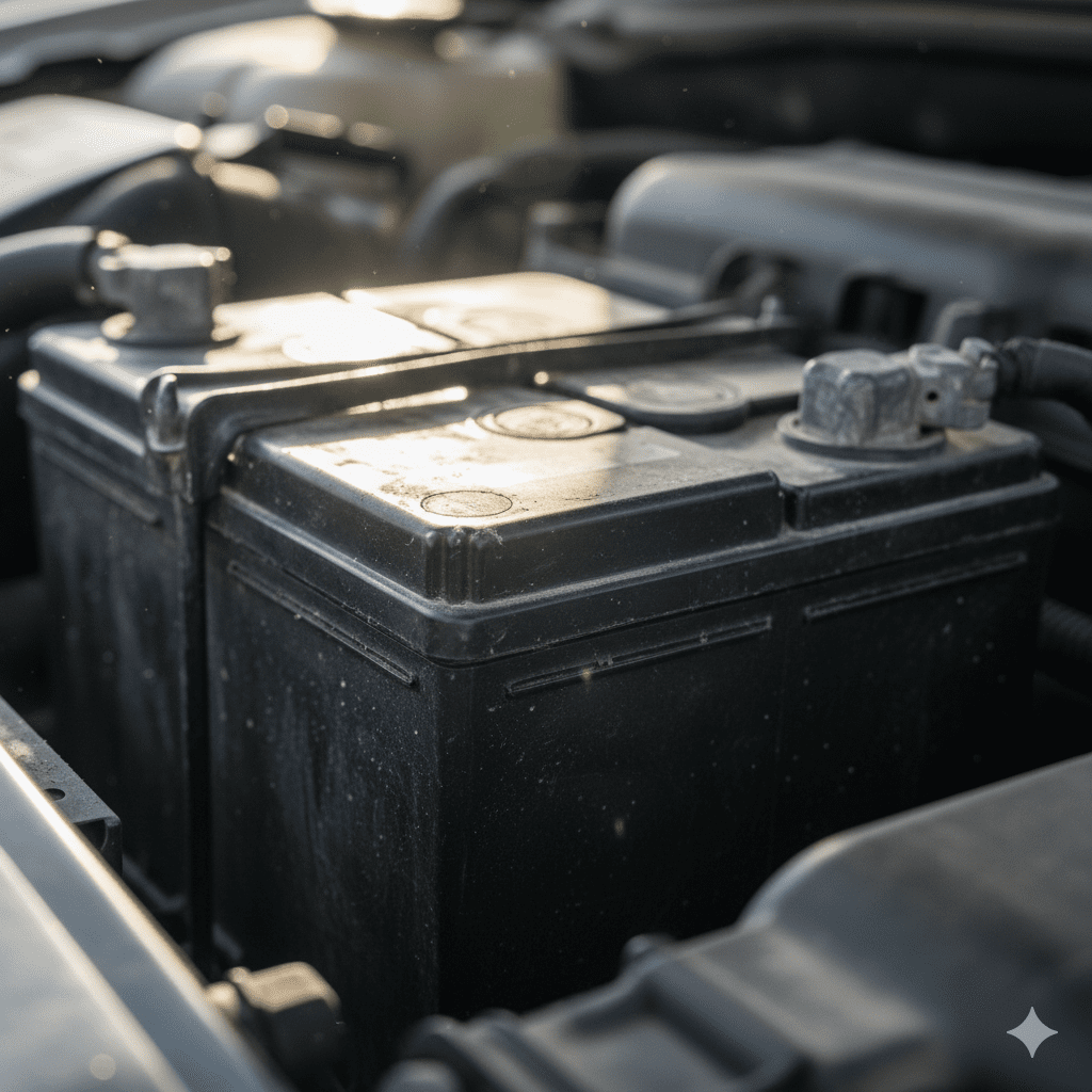 Heat-Damaged Battery Casing