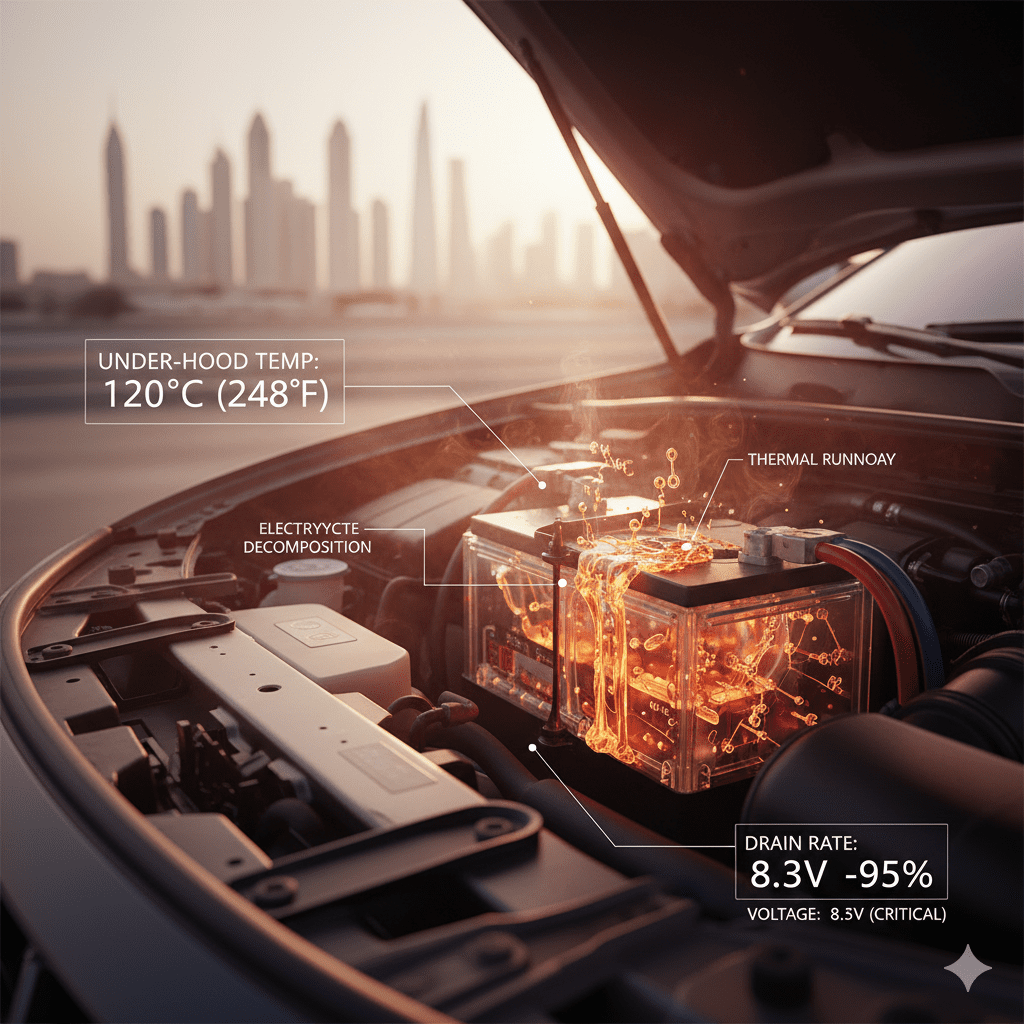 Why Car Batteries Drain Faster in UAE Summers