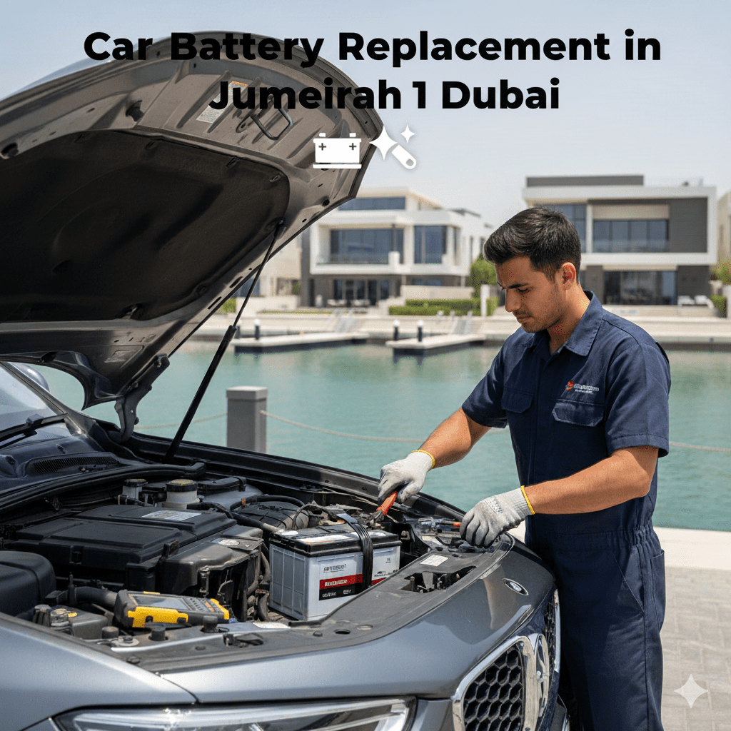 Car Battery Replacement in Jumeirah 1 Dubai