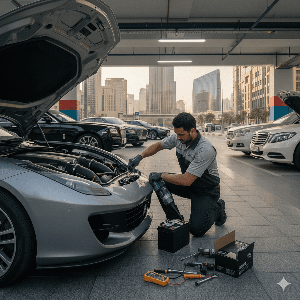 Car Battery Replacement in DIFC Dubai