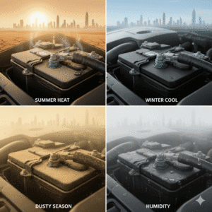Read more about the article Seasonal Battery Performance Changes in UAE