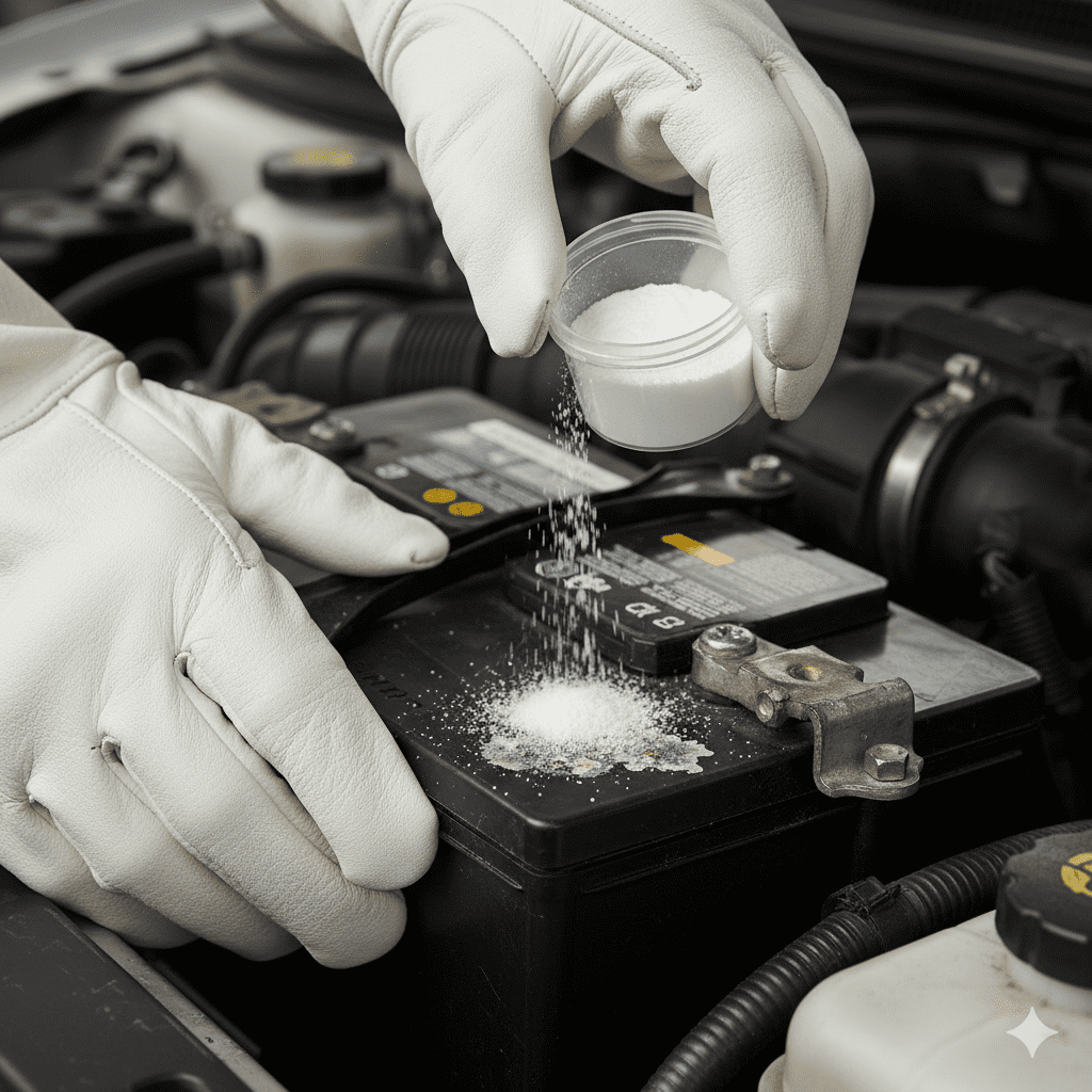 proper handling of car battery