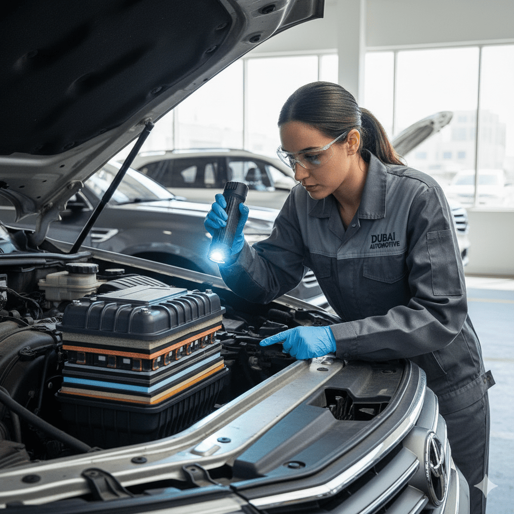 Battery casing inspection Dubai
