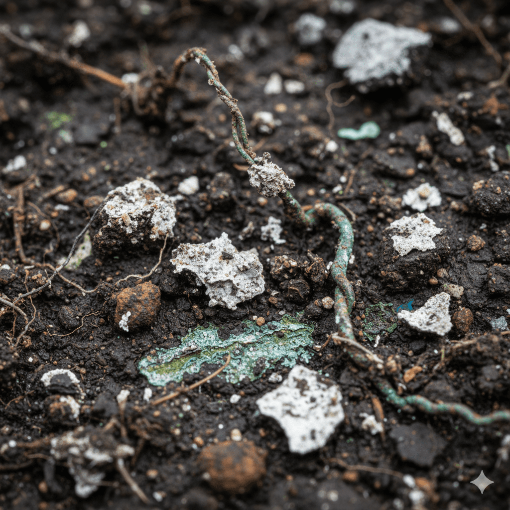 soil contamination from used car batteries