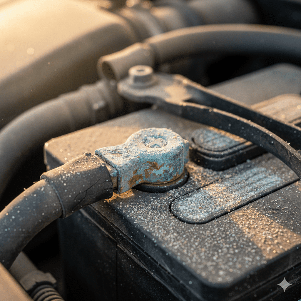 Dust Impact on Battery Terminals in UAE Climate