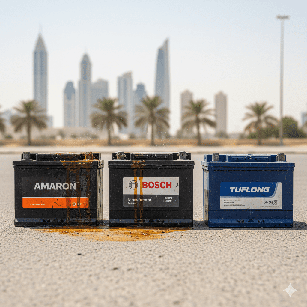“Heat-stressed car batteries Dubai”