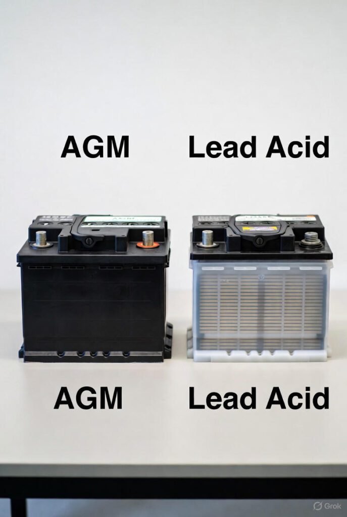 AGM and Lead Acid battery comparison for Dubai drivers
