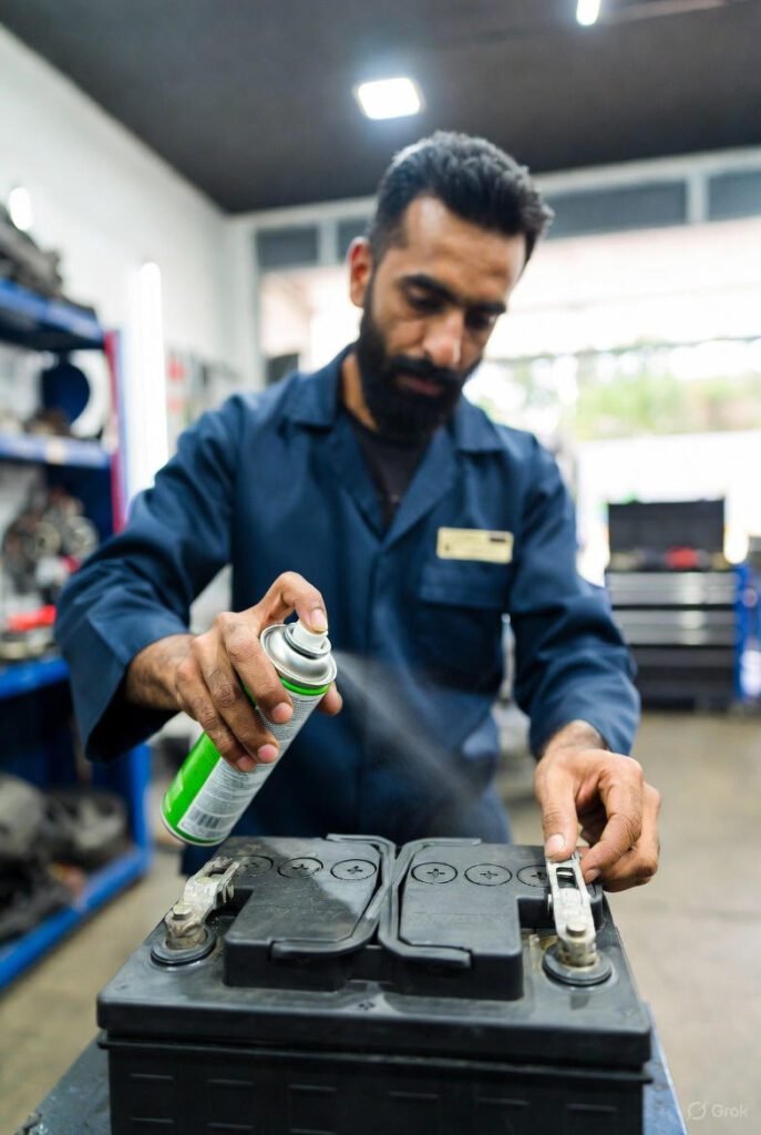 Battery Corrosion Prevention Dubai Battery terminal corrosion prevention Dubai