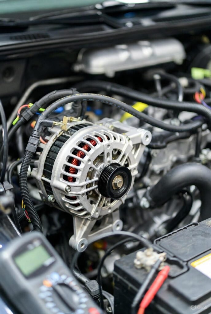 car battery charging voltage test Dubai