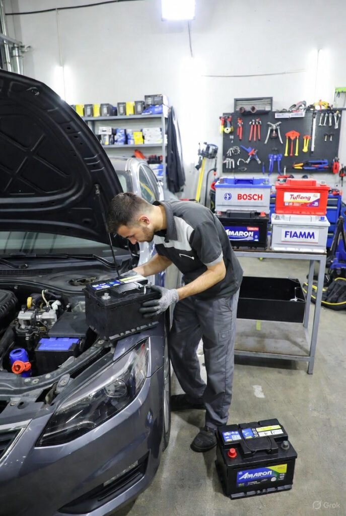 Car Battery Replacement in Sharjah – EuroSwift Auto Services