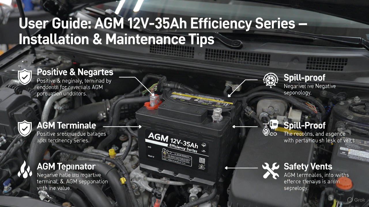 AGM 12V-35Ah (Efficiency Series) – Complete Guide for 2026