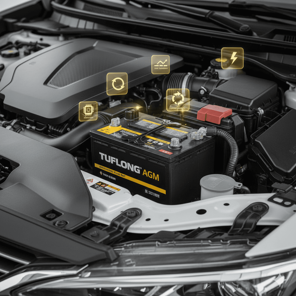 Performance benefits of TUFLONG AGM Battery in modern vehicles