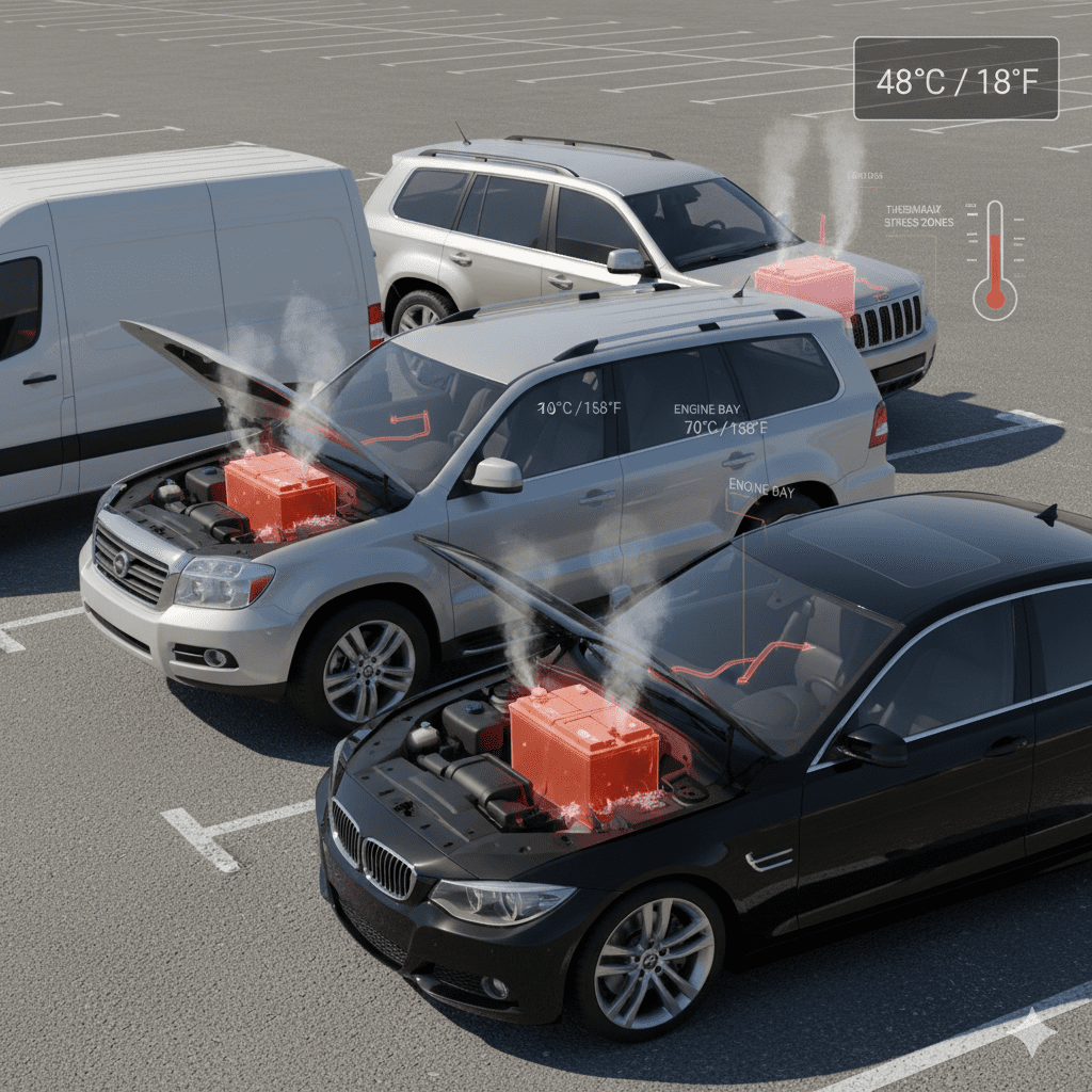 3D visualization of battery venting behavior observed in Dubai fleet analysis.
