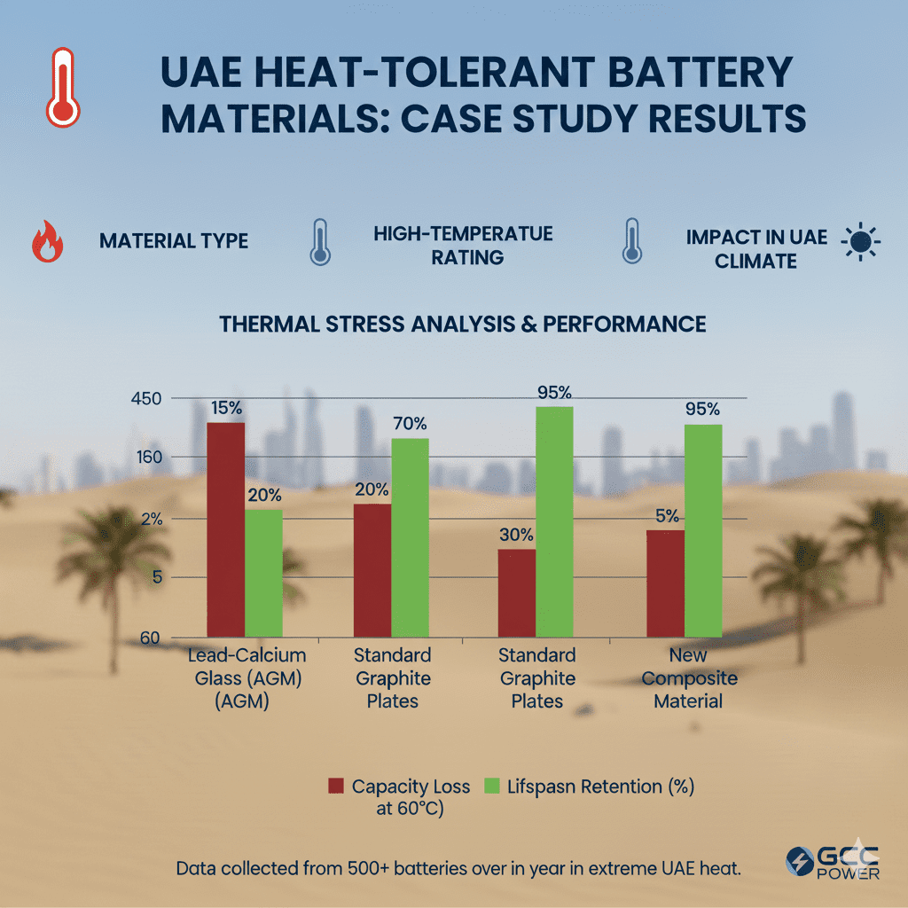 UAE case study on heat-resistant battery materials