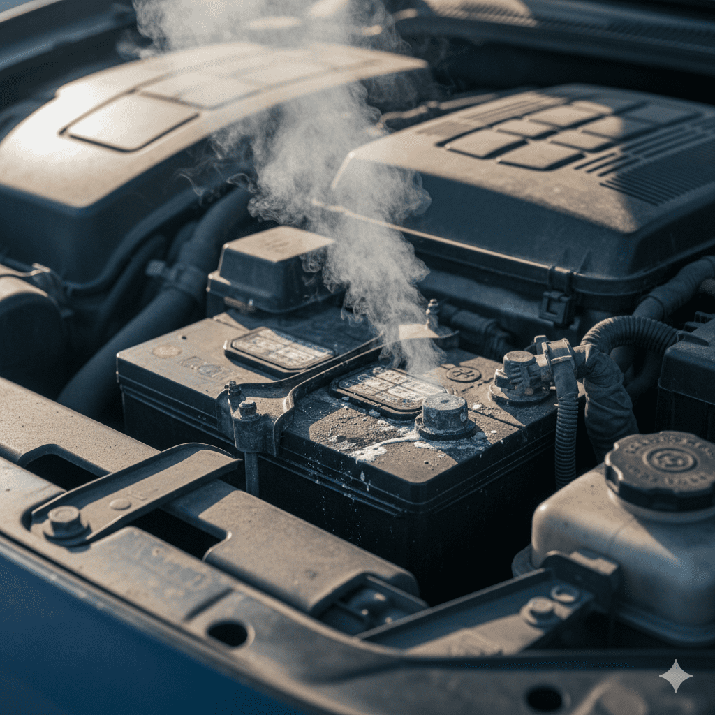 Battery Venting Behavior in High Heat