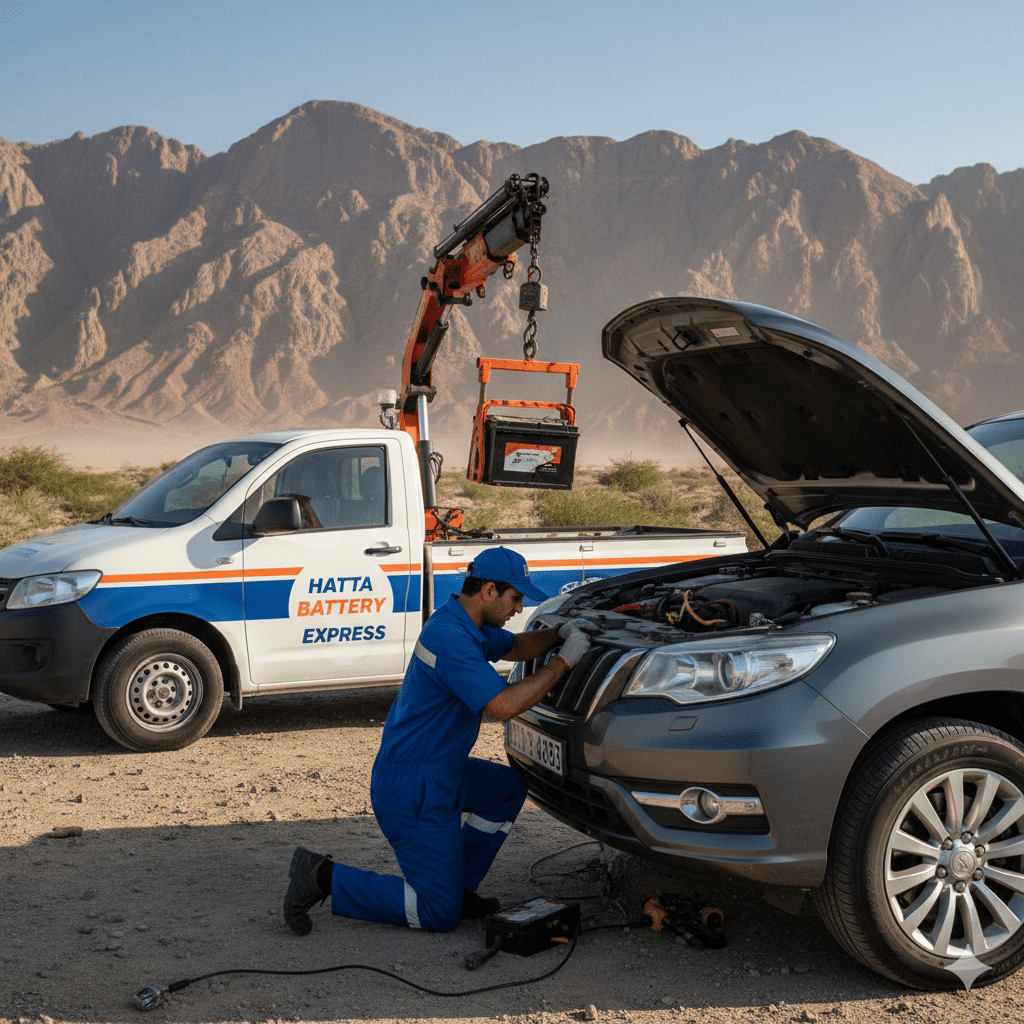 Car battery replacement in Hatta Dubai