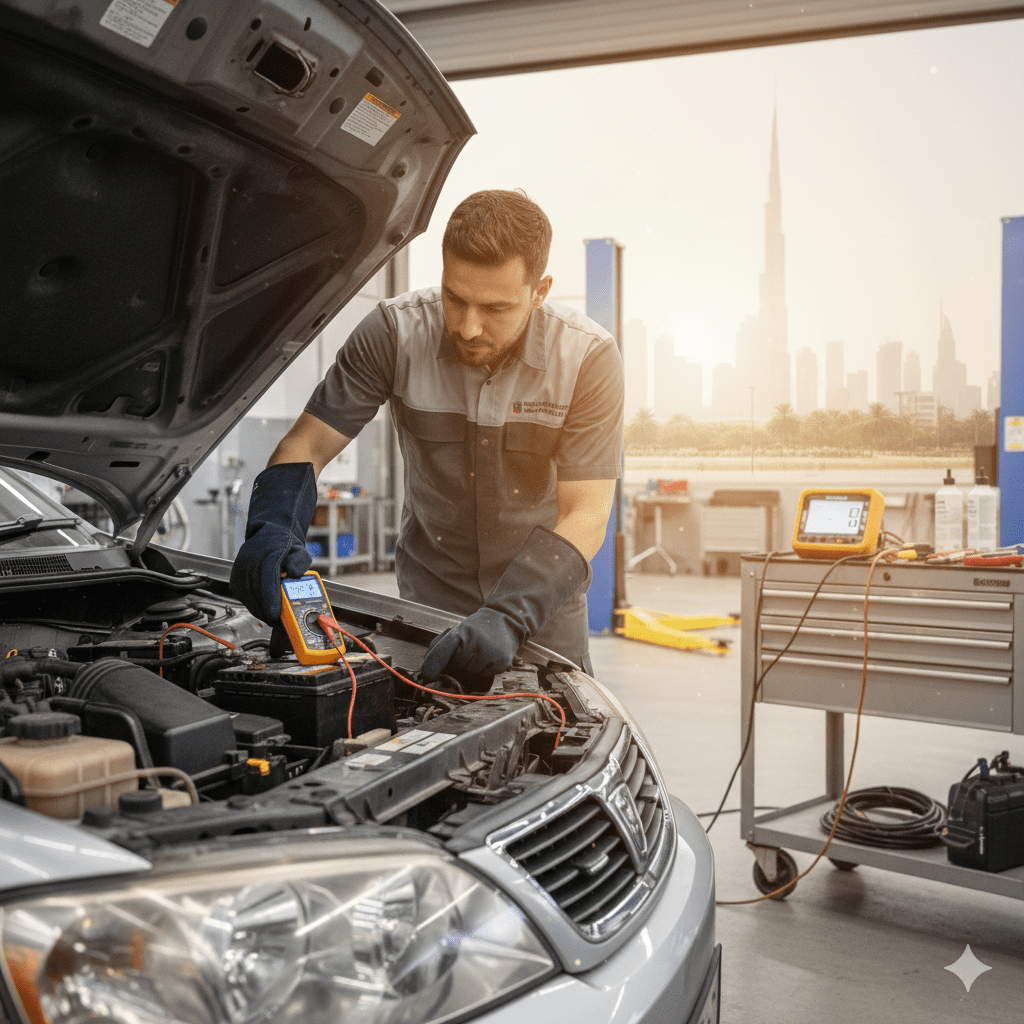 Climate-Based Battery Maintenance Schedule for Dubai