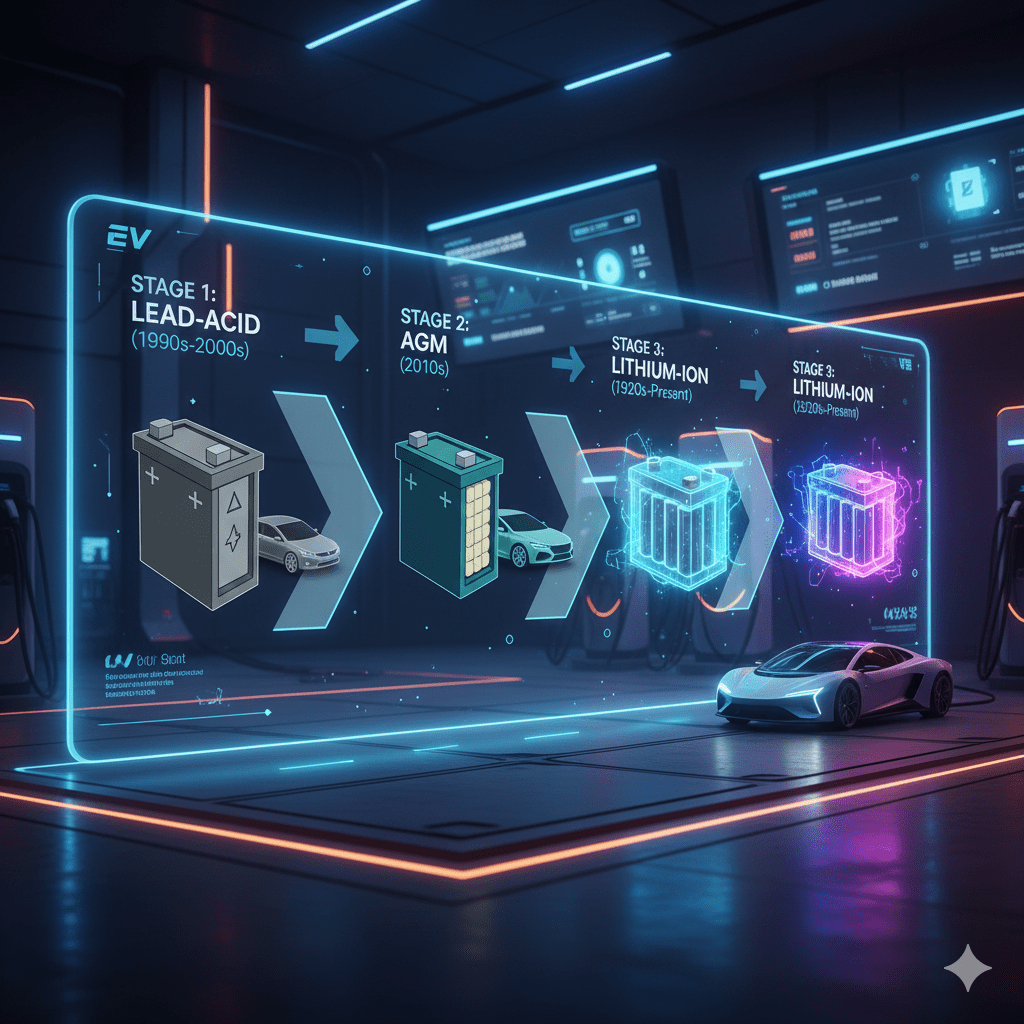 EV auxiliary battery evolution Dubai