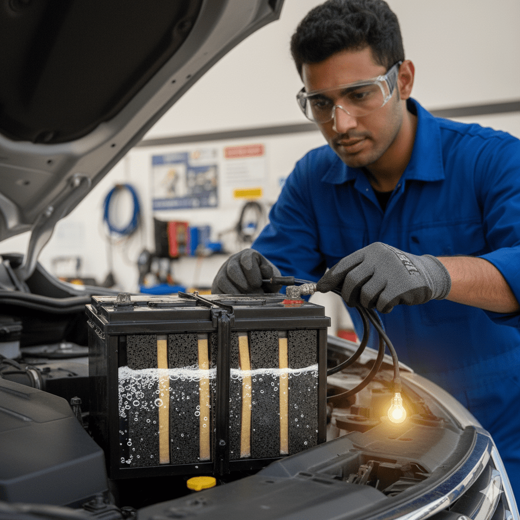 How Car Batteries Create Electrical Energy in Dubai
