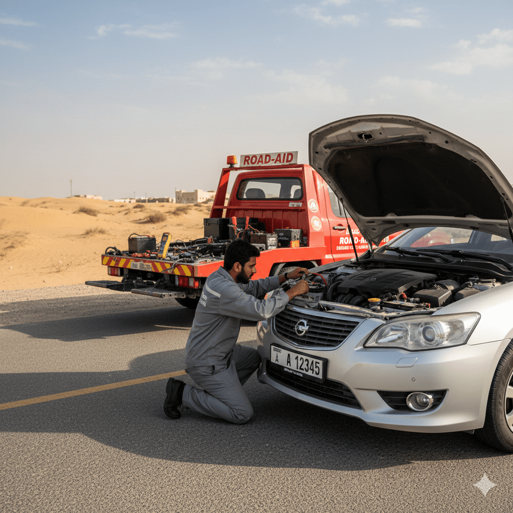 Car Battery Replacement in Al Lisaili Dubai