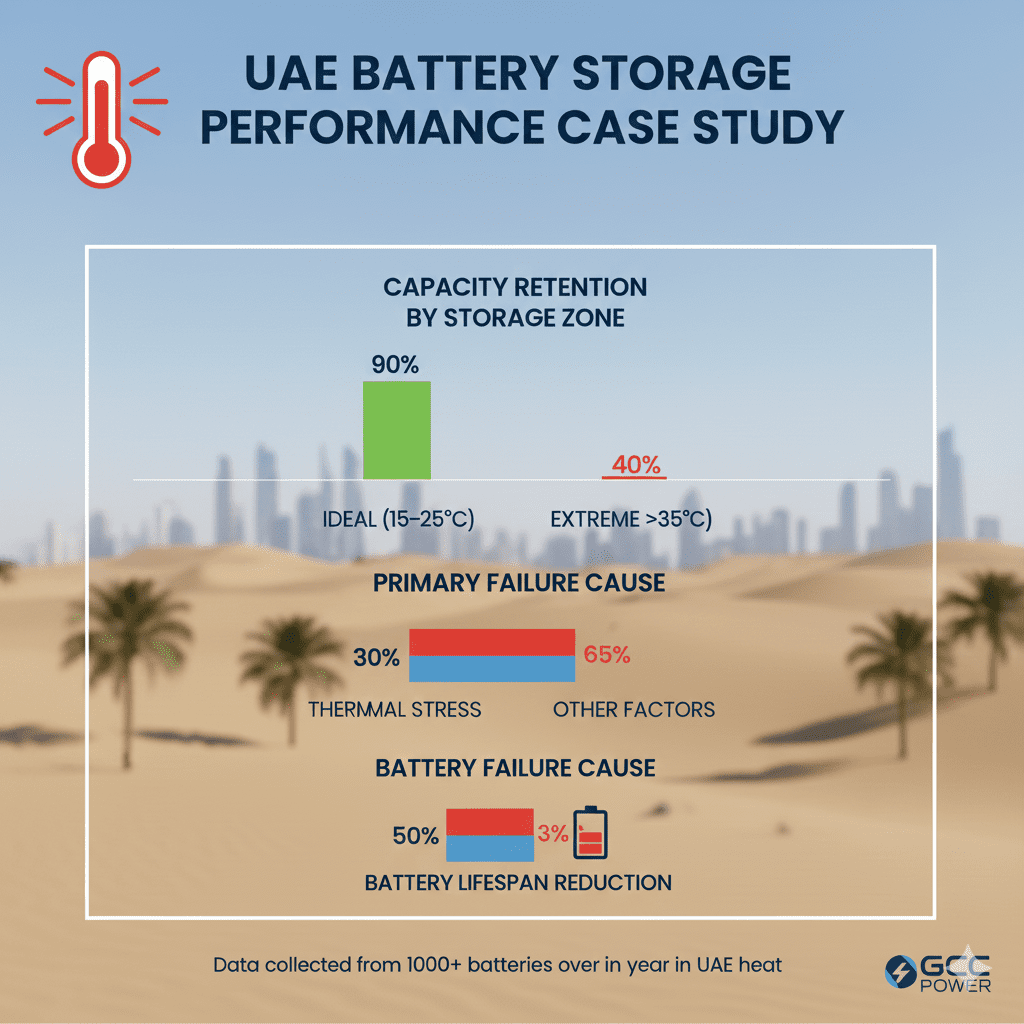 UAE battery storage case study infographic