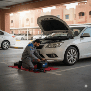 Read more about the article Car Battery Replacement in Remraam Dubai