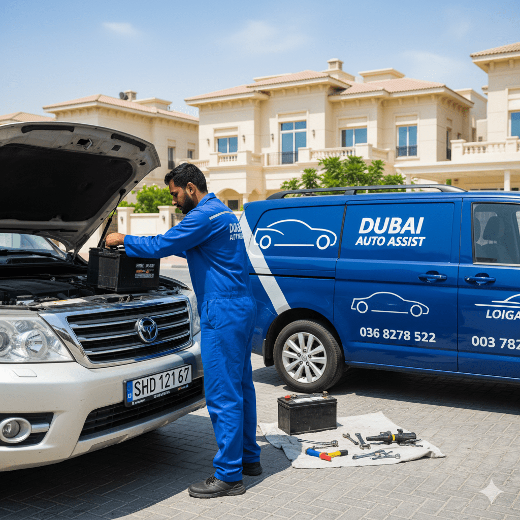Car Battery Replacement in Umm Al Sheif Dubai