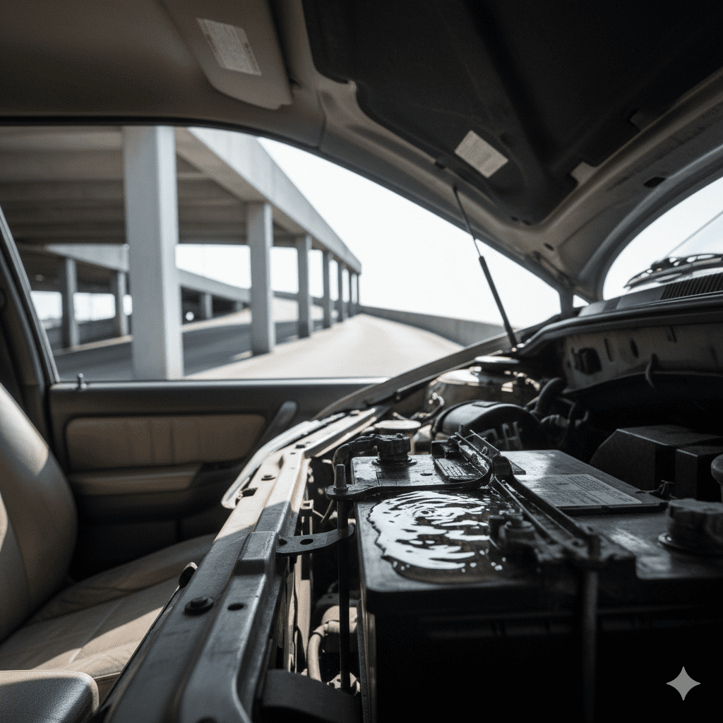 How Parking Angle Impacts Battery Fluid Level Dubai