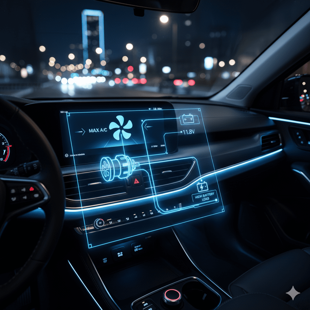 Battery Drain Due to AC Blower Speed Dubai