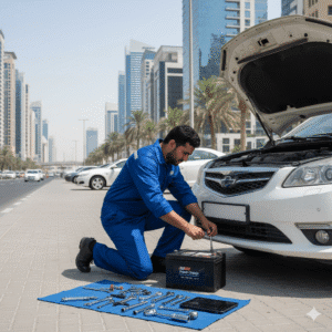 Read more about the article Car Battery Replacement in Media City Dubai