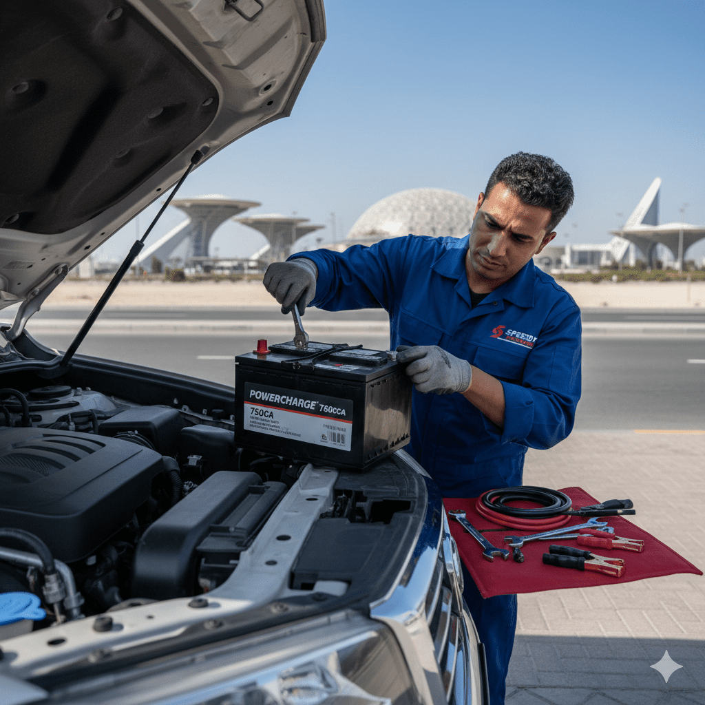 Car battery replacement near Expo City Dubai